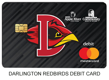Darlington Redbirds Debit Card